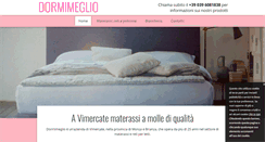 Desktop Screenshot of dormimeglio-mi.com